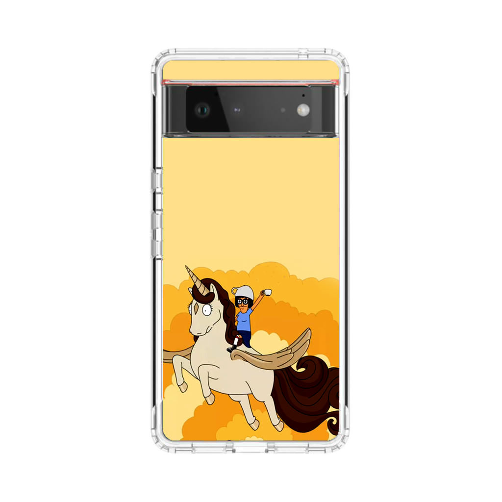 Tina Belcher And Unicorn Google Pixel 6 Case