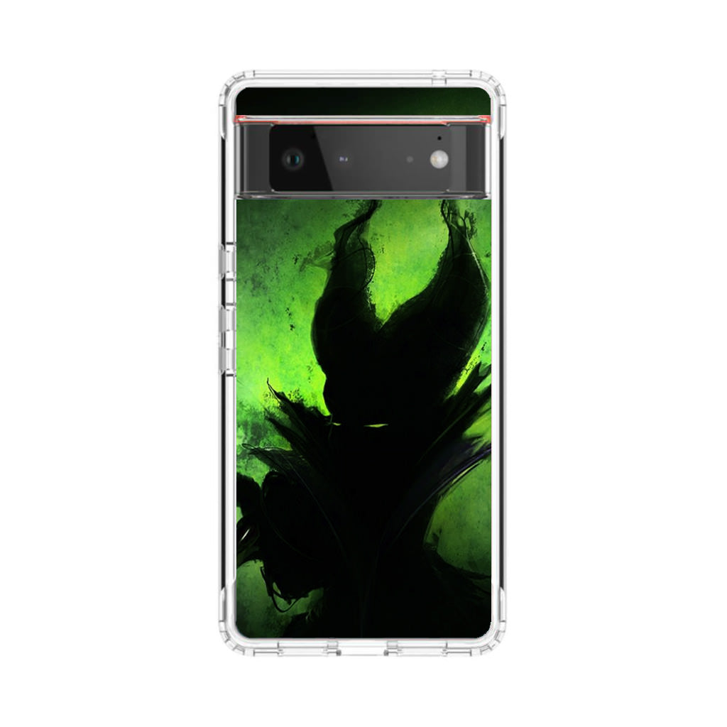 Villains Maleficent Silhouette Google Pixel 6 Case