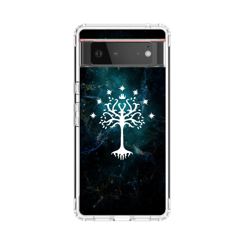 White Tree Of Gondor In Space Nebula Google Pixel 6 Case