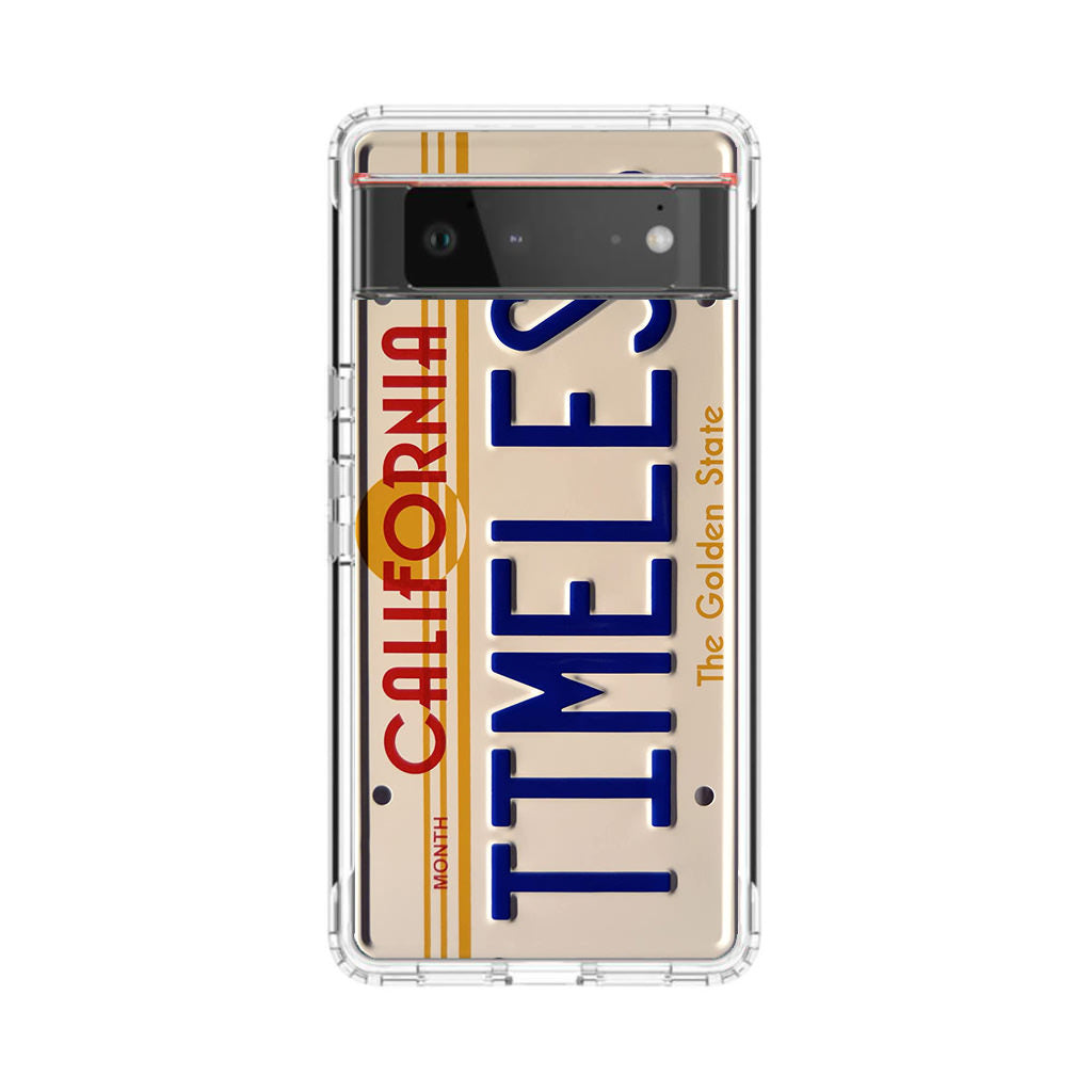 Back to the Future License Plate Timeless Google Pixel 6 Case