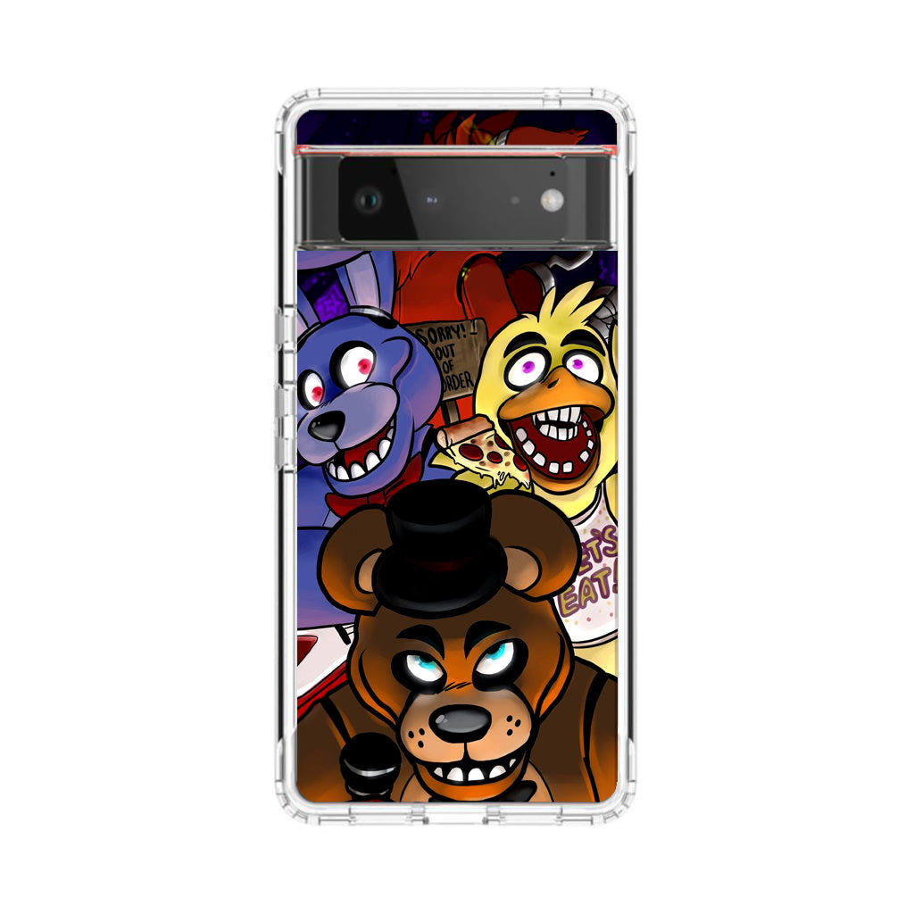 Five Nights at Freddy's Characters Google Pixel 6 Case