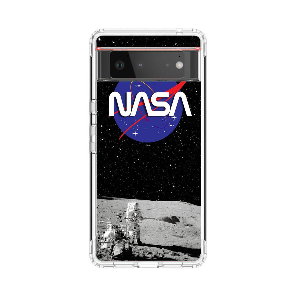 NASA To The Moon Google Pixel 6 Case