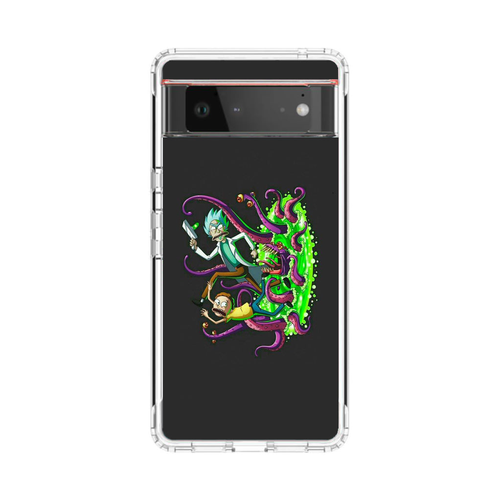 Rick And Morty Pass Through The Portal Google Pixel 6 Case