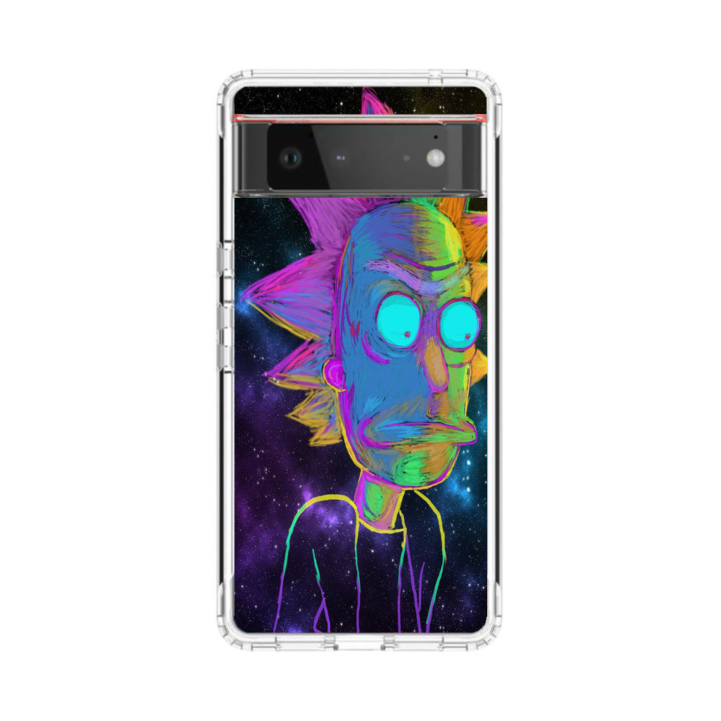 Rick Colorful Crayon Space Google Pixel 6 Case