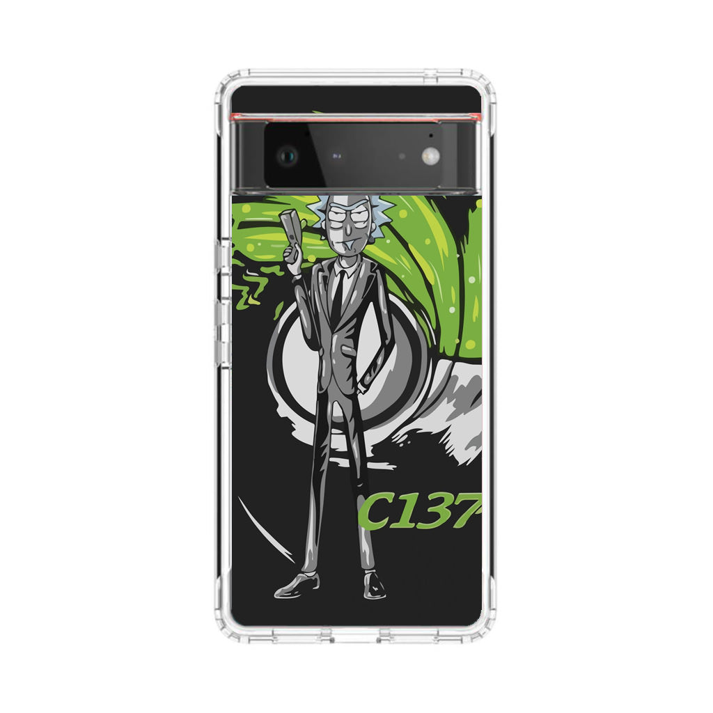 Rick Sanchez Agent C137 Google Pixel 6 Case