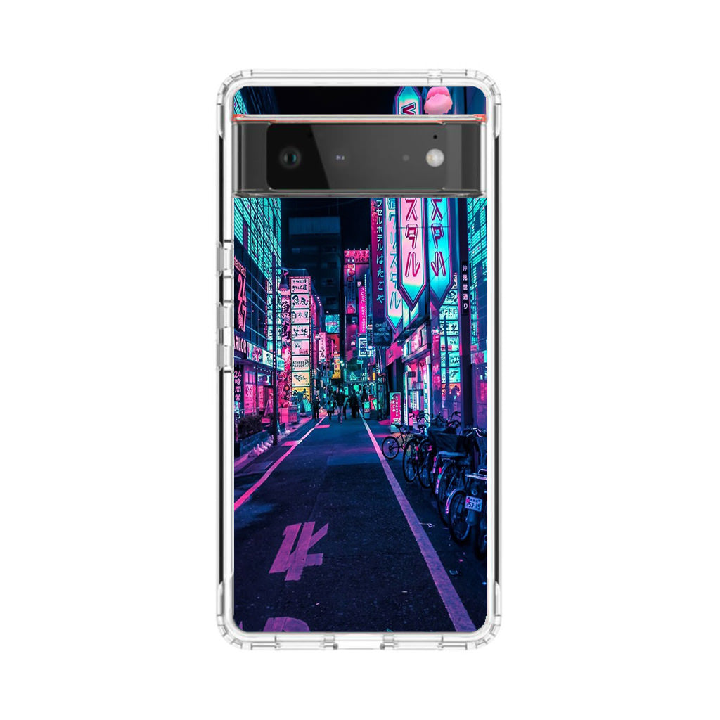 Tokyo Street Wonderful Neon Google Pixel 6 Case