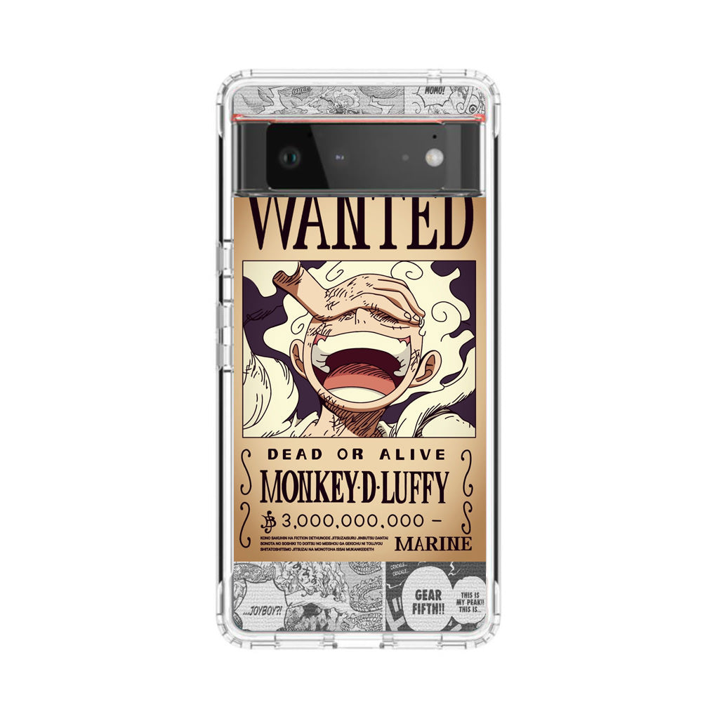 Gear 5 Wanted Poster Google Pixel 6 Case