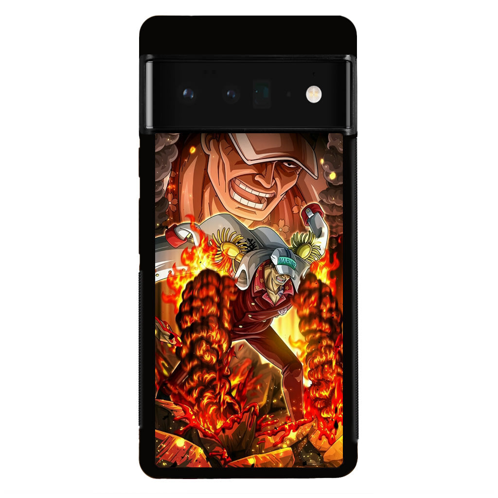 Akainu Exploding Volcano Google Pixel 6 Pro Case