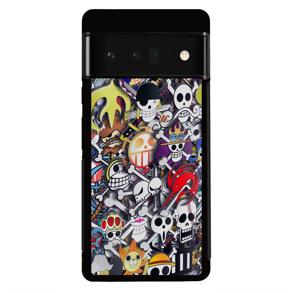 All Pirate Symbols One Piece Google Pixel 6 Pro Case