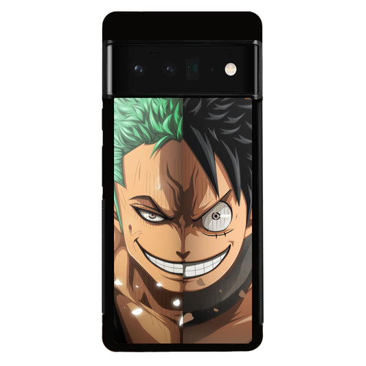 Luffy And Zoro Half Smile Google Pixel 6 Pro Case