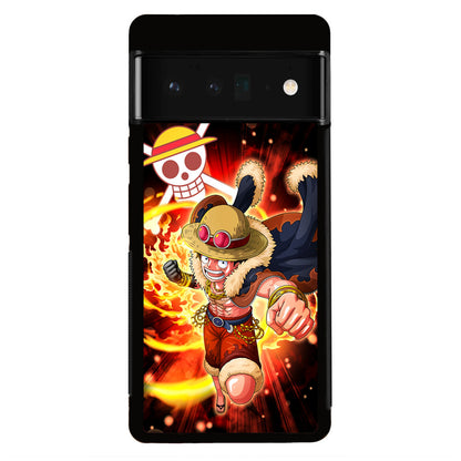 Luffy Red Hawk Punch Google Pixel 6 Pro Case