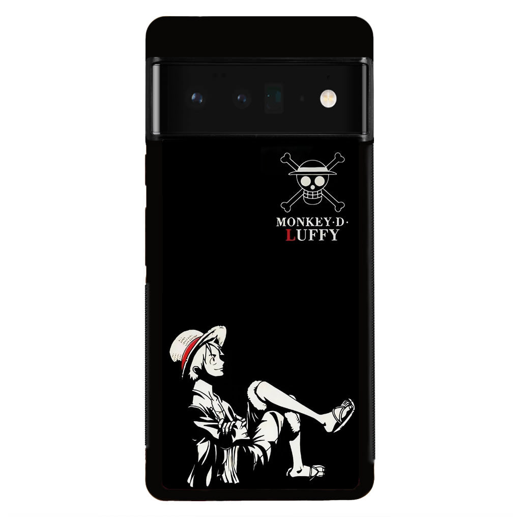 Monkey D Luffy Black And White Google Pixel 6 Pro Case