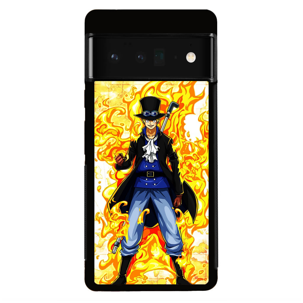 Sabo Mera Mera No Mi Google Pixel 6 Pro Case