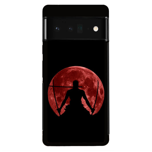Silhouette Of Zoro In Santoryu Mode Google Pixel 6 Pro Case