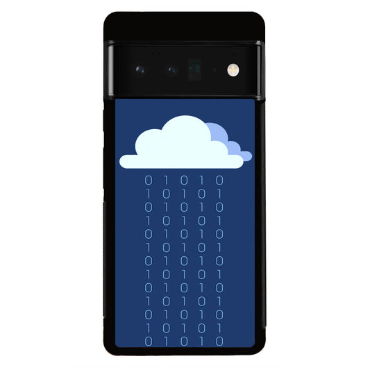Abstract Binary Minimalist Google Pixel 6 Pro Case