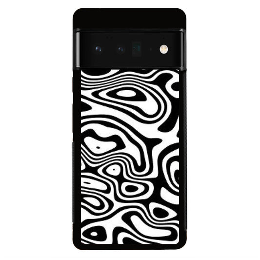 Abstract Black and White Background Google Pixel 6 Pro Case