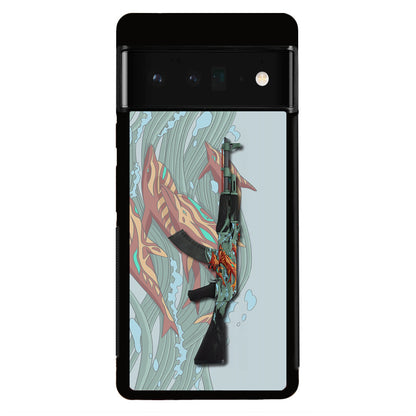 AK-47 Aquamarine Revenge Google Pixel 6 Pro Case