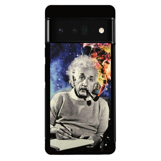 Albert Einstein Smoking Google Pixel 6 Pro Case