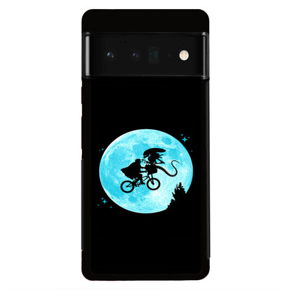 Alien Bike to the Moon Google Pixel 6 Pro Case