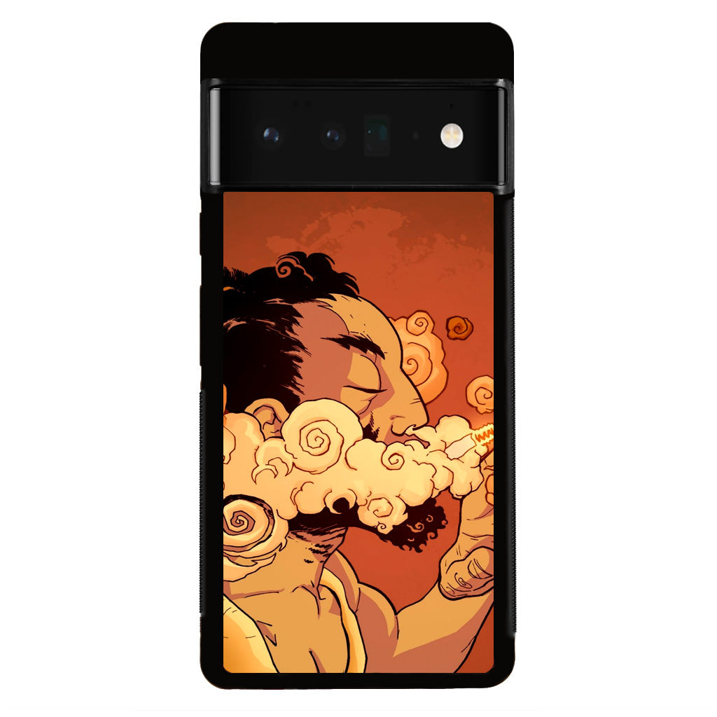 Artistic Psychedelic Smoke Google Pixel 6 Pro Case