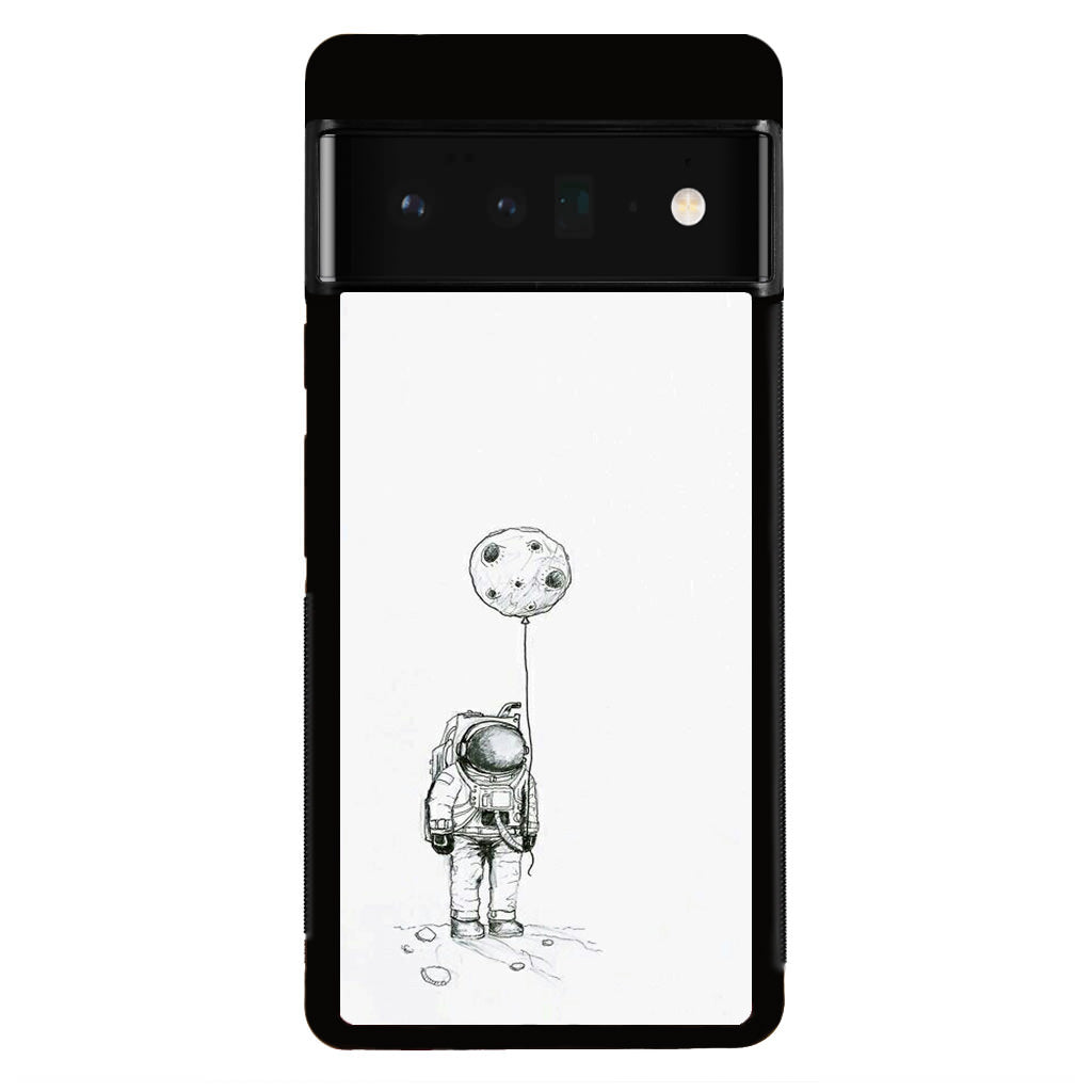 Astronaut Moon Balloon Google Pixel 6 Pro Case