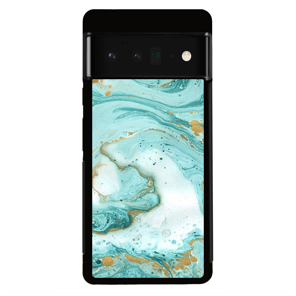 Azure Water Glitter Google Pixel 6 Pro Case