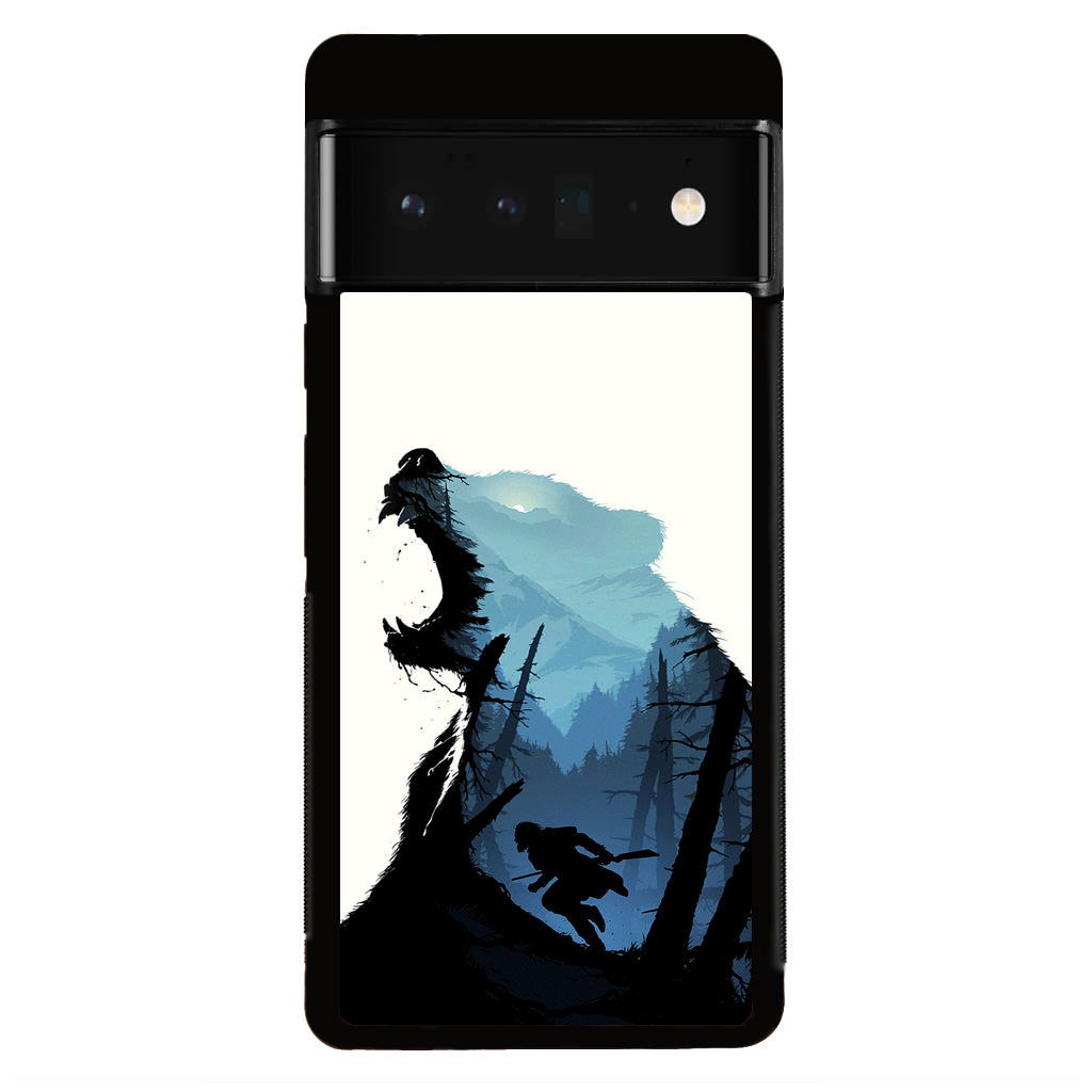 Bear Hunter Art Google Pixel 6 Pro Case