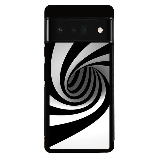 Black and White Twist Google Pixel 6 Pro Case