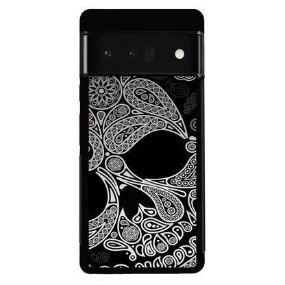 Black Skull Google Pixel 6 Pro Case