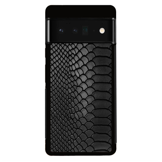 Black Snake Skin Texture Google Pixel 6 Pro Case