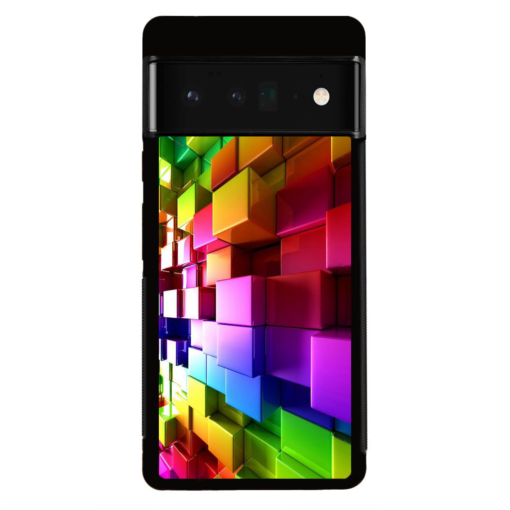 Colorful Cubes Google Pixel 6 Pro Case