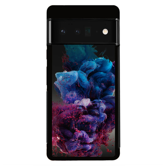 Colorful Dust Art on Black Google Pixel 6 Pro Case