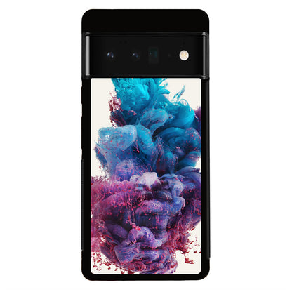 Colorful Dust Art on White Google Pixel 6 Pro Case