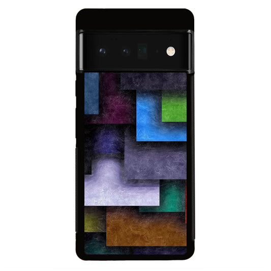 Colorful Rectangel Art Google Pixel 6 Pro Case