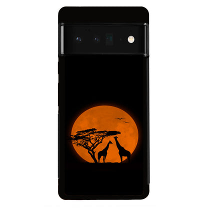 Giraffes Silhouette Google Pixel 6 Pro Case