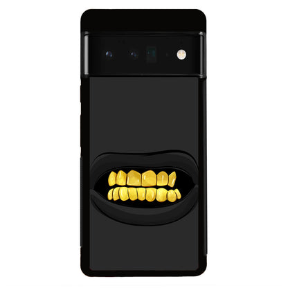 Gold Grillz Google Pixel 6 Pro Case