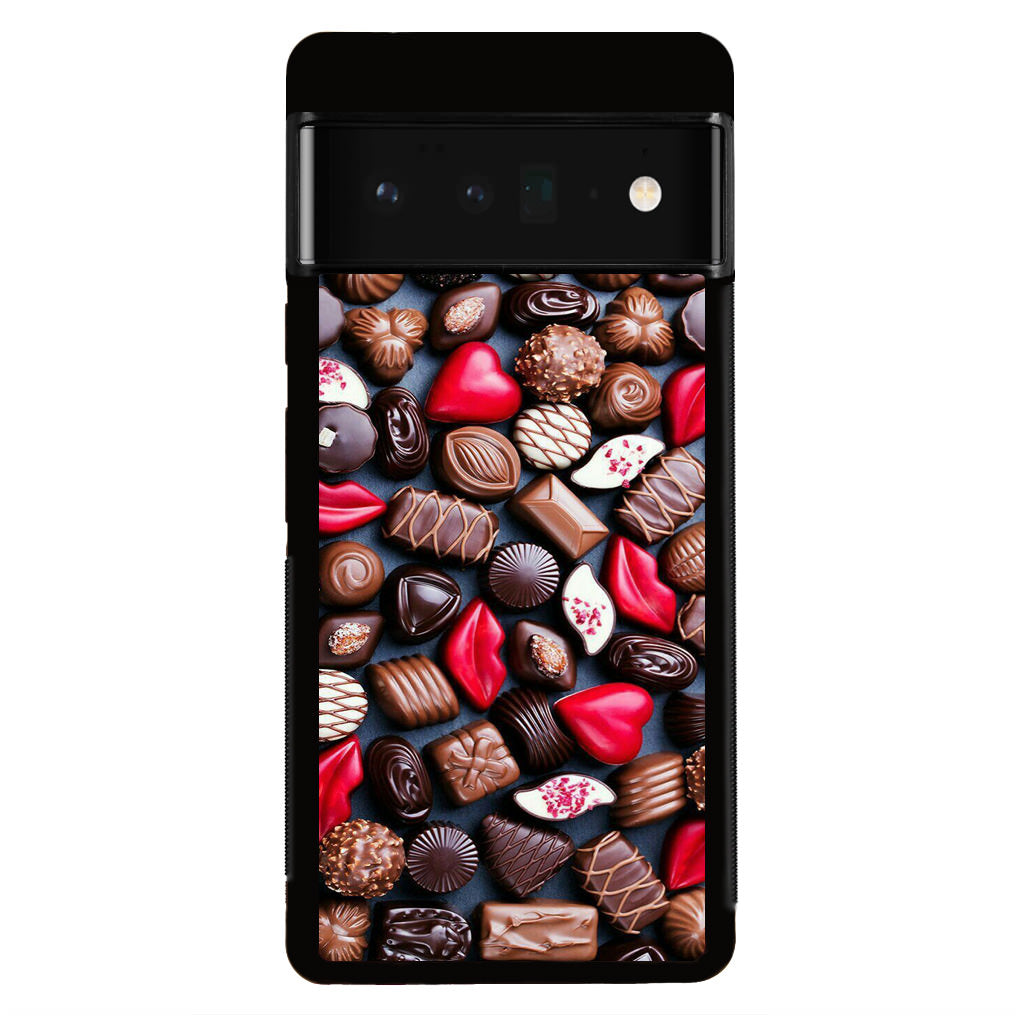 I Love Choco Pattern Google Pixel 6 Pro Case