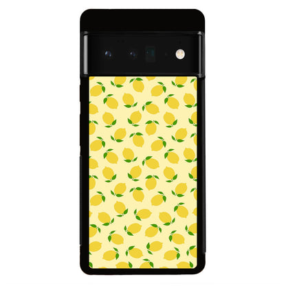 Lemons Fruit Pattern Google Pixel 6 Pro Case