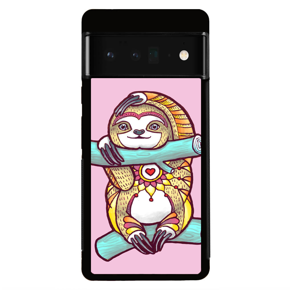 Mandala Sloth Google Pixel 6 Pro Case