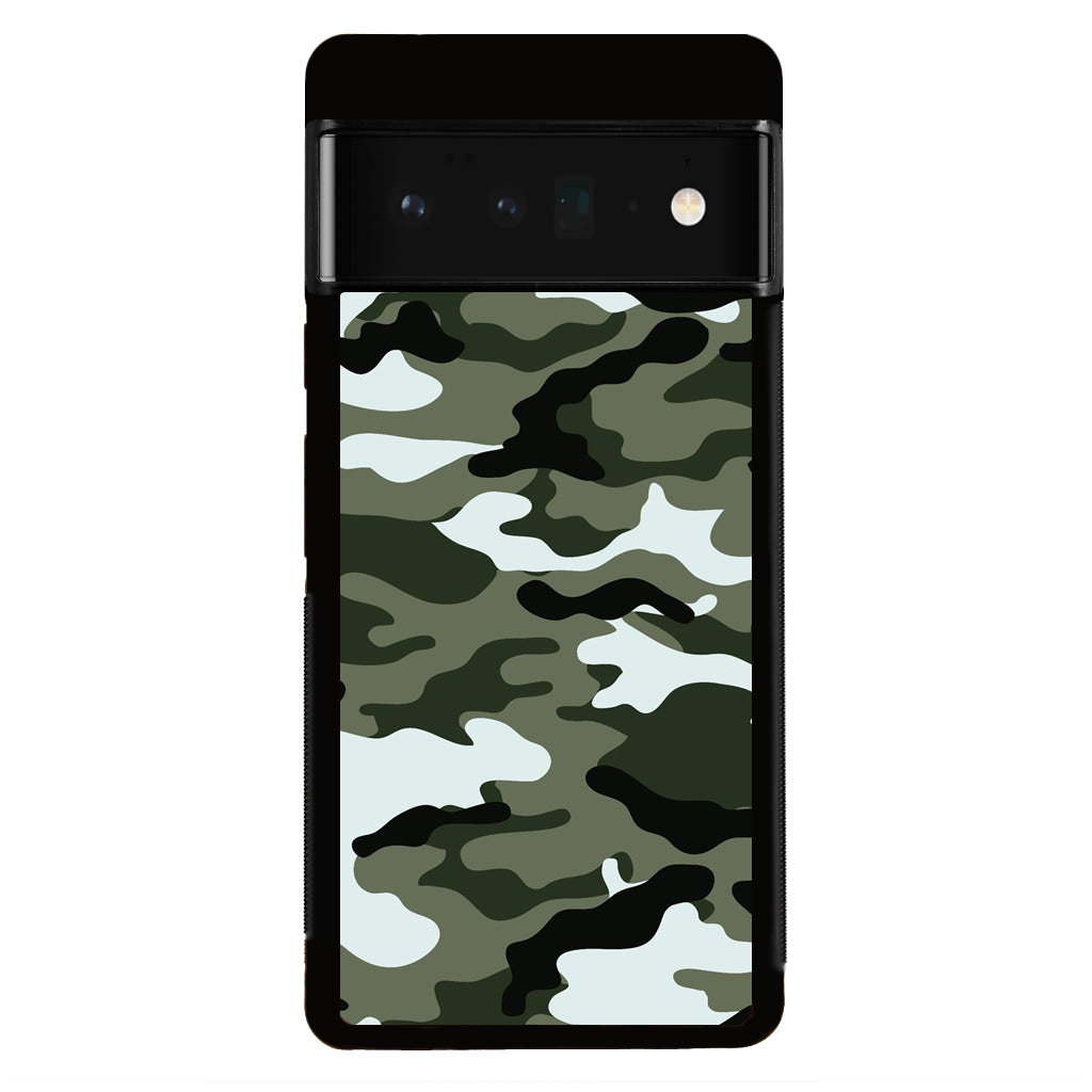 Military Green Camo Google Pixel 6 Pro Case