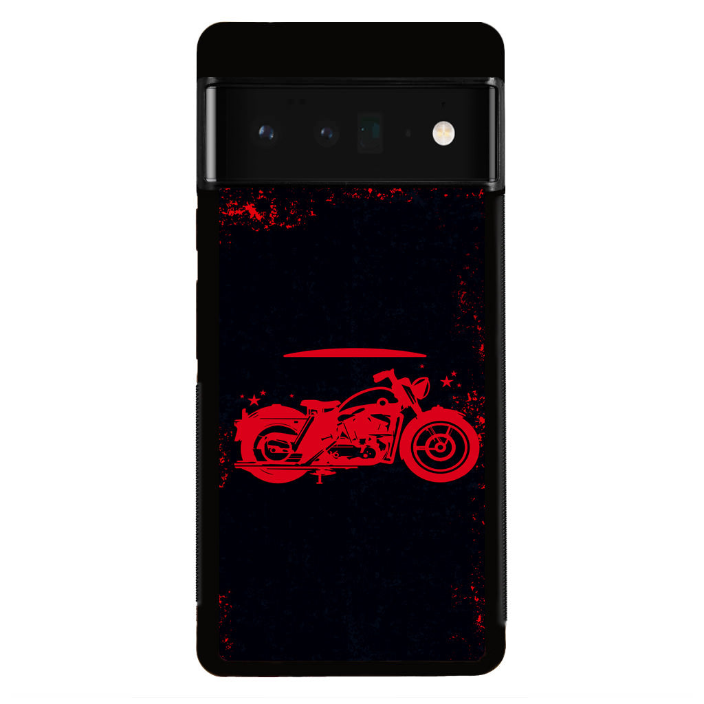 Motorcycle Red Art Google Pixel 6 Pro Case