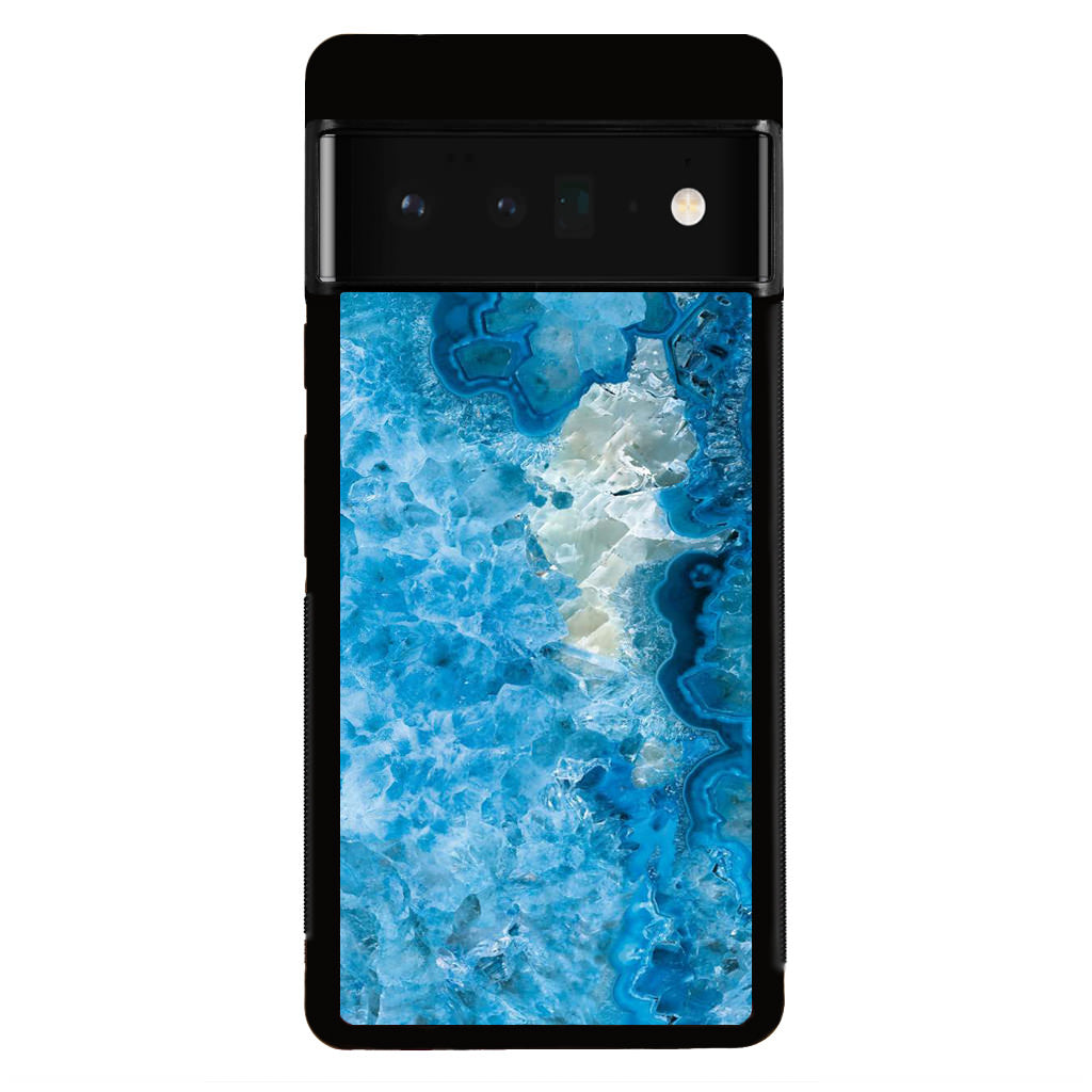 Navy Blue Marble Google Pixel 6 Pro Case