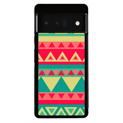 Old Aztec Pattern Google Pixel 6 Pro Case