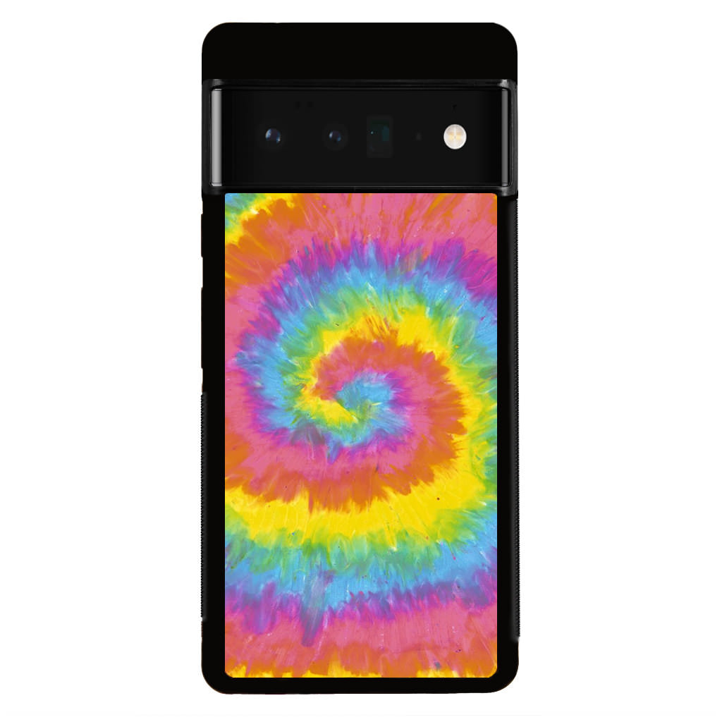 Pastel Rainbow Tie Dye Google Pixel 6 Pro Case