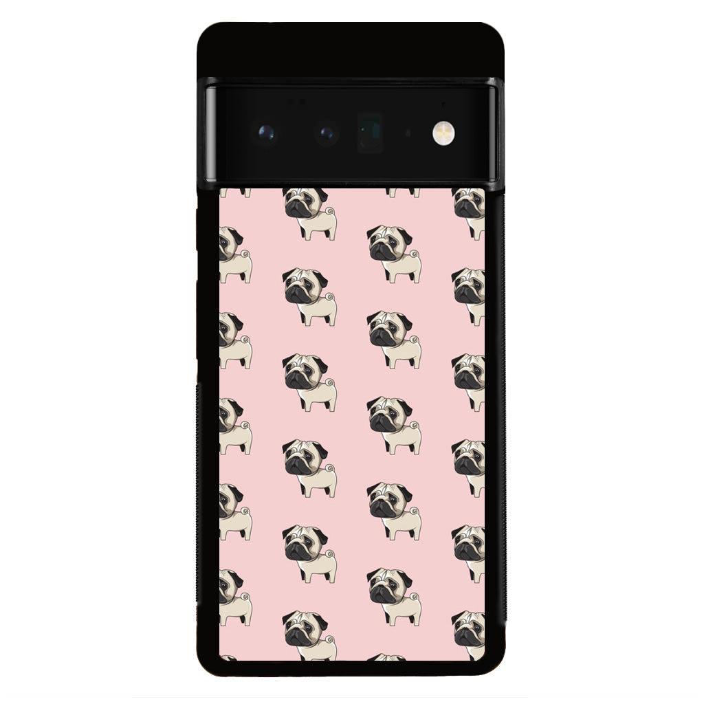 Pugs Pattern Google Pixel 6 Pro Case