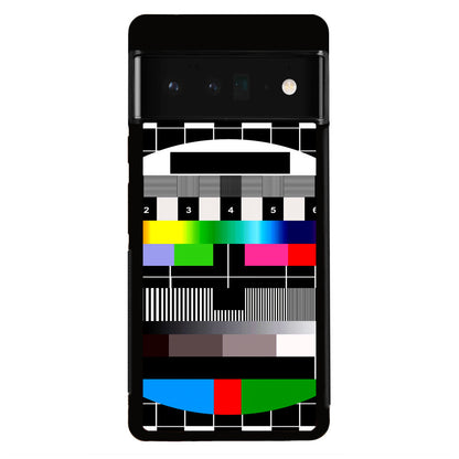 Scheme Pause TV Colorful Mesh Google Pixel 6 Pro Case