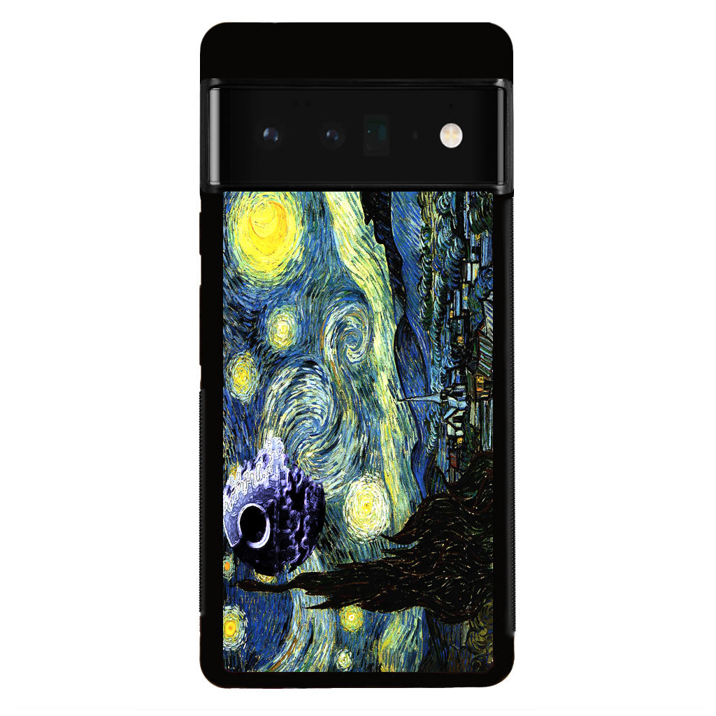 Skellington on a Starry Night Google Pixel 6 Pro Case