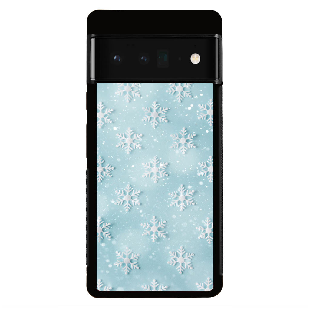 Snowflakes Pattern Google Pixel 6 Pro Case