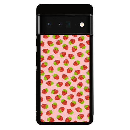 Strawberries Pattern Google Pixel 6 Pro Case