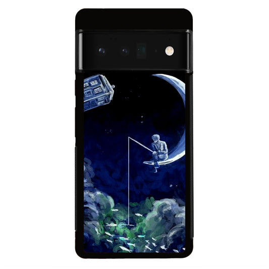 Tardis Walking To The Moon Google Pixel 6 Pro Case